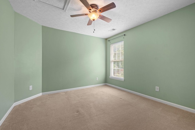 225 Cobblestone Lndg, Mount Juliet, TN 37122 - carpeted spare room with a textured ceiling and ceiling fan