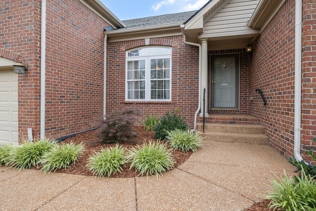225 Cobblestone Lndg, Mount Juliet, TN 37122 - doorway to property with brick siding
