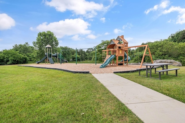 225 Cobblestone Lndg, Mount Juliet, TN 37122 - community playground featuring a lawn