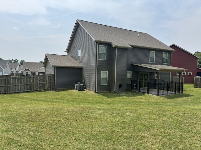 1175 Ewing Way, Clarksville, TN 37043 - back of property featuring a patio area and a fenced backyard