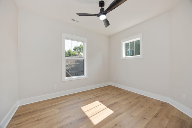 403 Boren St, Springfield, TN 37172 - empty room with light wood-type flooring and a ceiling fan