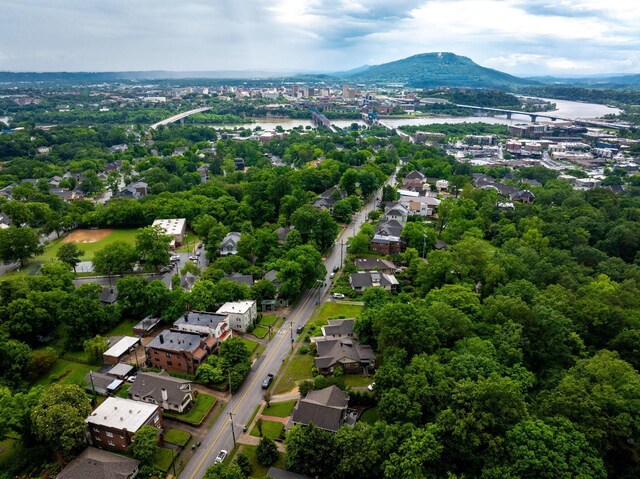 715 Forest Ave, Chattanooga, TN 37405 - drone / aerial view of a water and mountain view