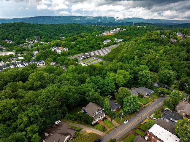 715 Forest Ave, Chattanooga, TN 37405 - aerial perspective of suburban area featuring a heavily wooded area