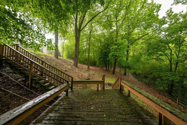 715 Forest Ave, Chattanooga, TN 37405 - dock with stairs and a deck