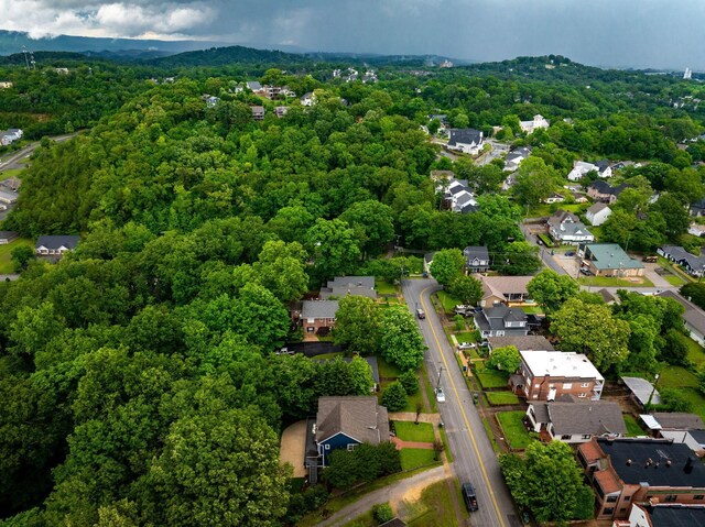 715 Forest Ave, Chattanooga, TN 37405 - aerial overview of property's location with nearby suburban area and a forest