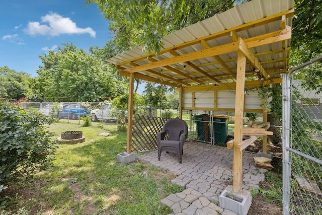 521 5th Ave N, Lewisburg, TN 37091 - view of yard featuring a fire pit