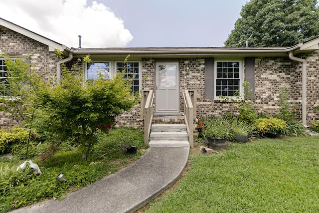 2802 Canterbury Dr, Springfield, TN 37172 - view of front of property featuring brick siding and a front lawn