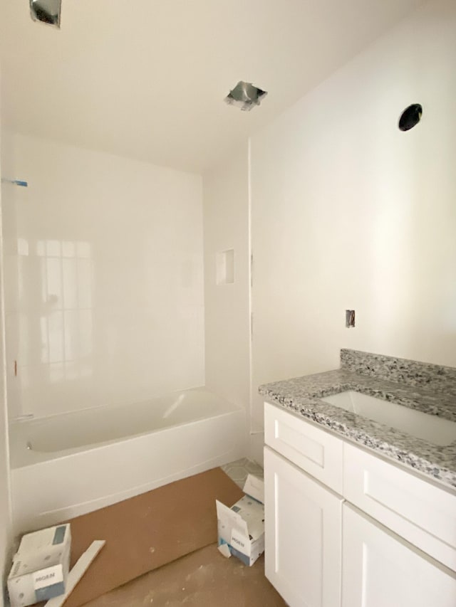 305 Towles Ave Unit A, Mcminnville, TN 37110 - bathroom featuring vanity and shower / washtub combination