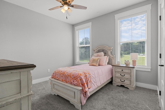 1014 Douglas Ct, Dickson, TN 37055 - bedroom with carpet floors and a ceiling fan