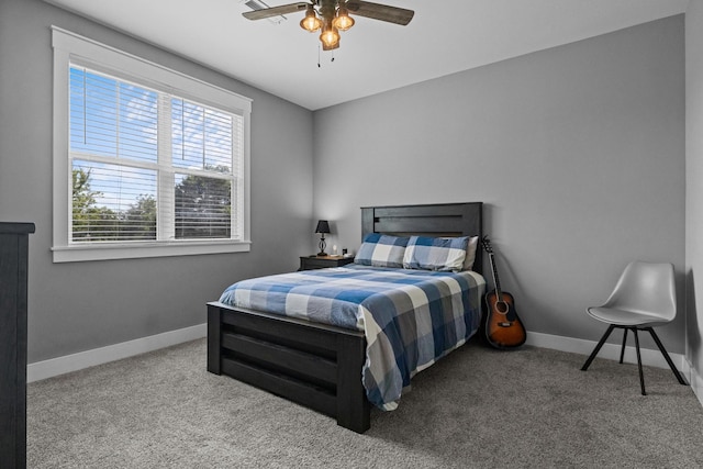 1014 Douglas Ct, Dickson, TN 37055 - bedroom with carpet floors and a ceiling fan