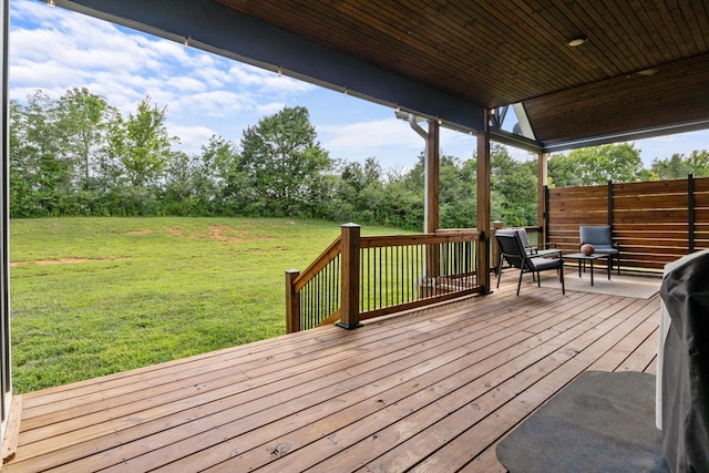 1014 Douglas Ct, Dickson, TN 37055 - deck with a lawn