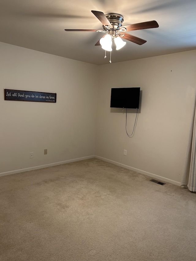 604 Granville Rd Unit 604, Franklin, TN 37064 - spare room with a ceiling fan and light colored carpet