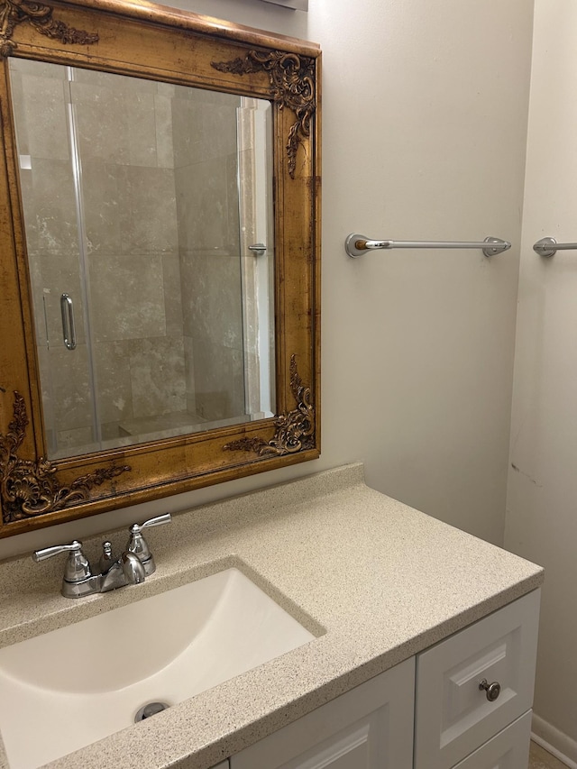 604 Granville Rd Unit 604, Franklin, TN 37064 - bathroom with vanity and a shower stall