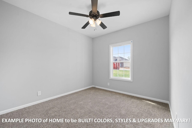 1988 Flats Rd, Cunningham, TN 37052 - unfurnished room featuring carpet flooring and ceiling fan