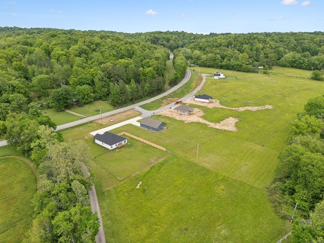 1988 Flats Rd, Cunningham, TN 37052 - overview of rural landscape featuring a forest