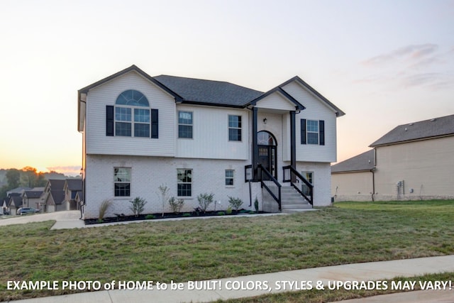 1988 Flats Rd, Cunningham, TN 37052 - bi-level home featuring brick siding and a front yard