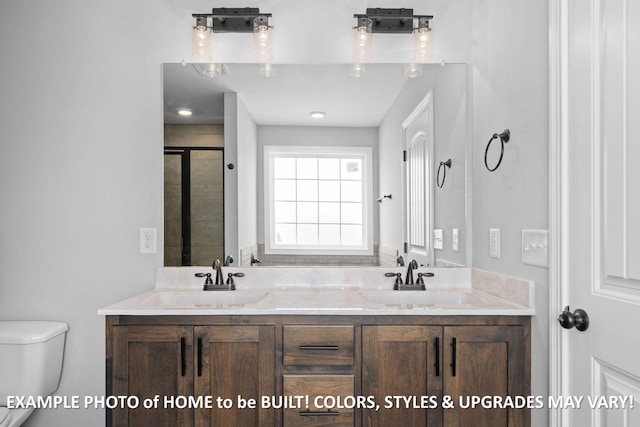 1988 Flats Rd, Cunningham, TN 37052 - full bath featuring double vanity and a tile shower