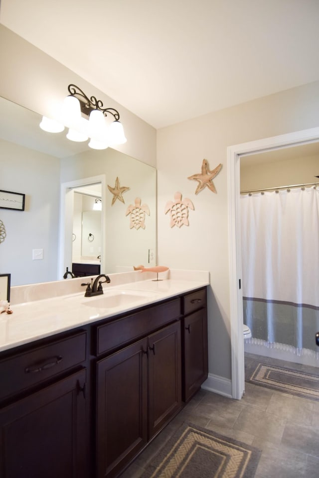 216 Honeysuckle Ln, Lebanon, TN 37087 - bathroom featuring vanity and curtained shower