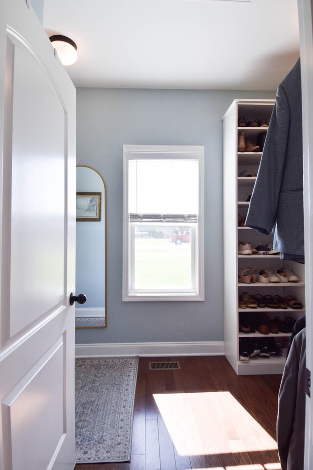 216 Honeysuckle Ln, Lebanon, TN 37087 - spacious closet featuring wood finished floors