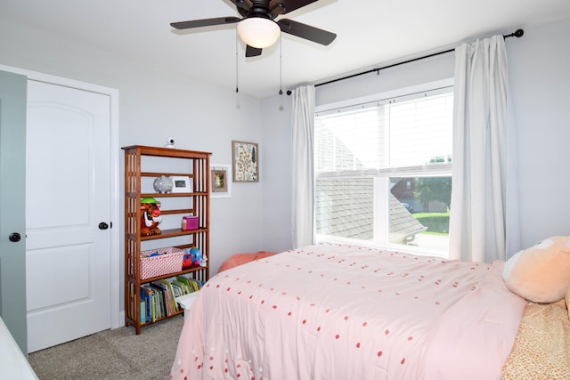 216 Honeysuckle Ln, Lebanon, TN 37087 - carpeted bedroom with a ceiling fan