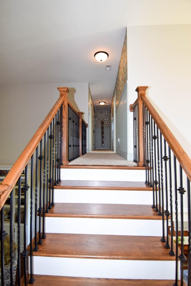 216 Honeysuckle Ln, Lebanon, TN 37087 - staircase with baseboards