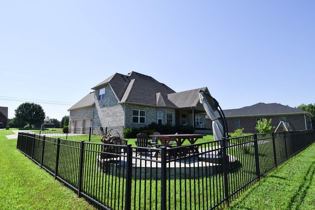 216 Honeysuckle Ln, Lebanon, TN 37087 - view of front of house featuring brick siding and a garage