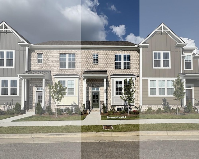 254 Savoy Loop, Nolensville, TN 37135 - townhome / multi-family property with board and batten siding and brick siding