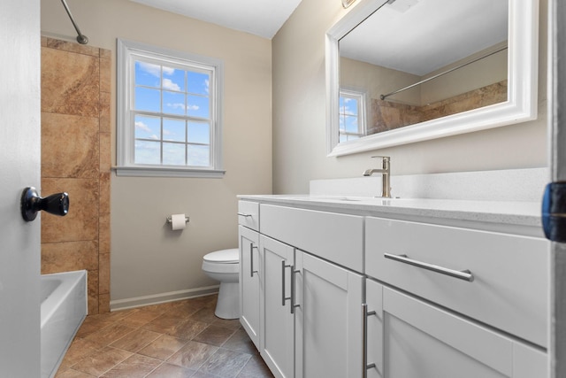 309 Shawnee Dr, Columbia, TN 38401 - full bath featuring vanity, healthy amount of natural light, and bathing tub / shower combination