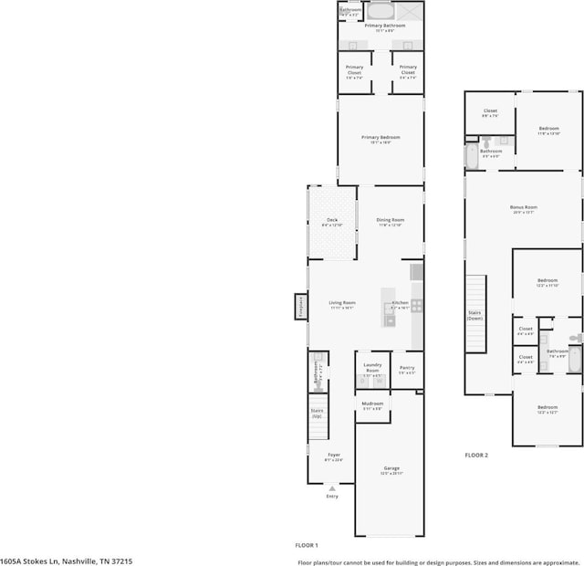 1605 Stokes Ln Unit A, Nashville, TN 37215 - view of room layout