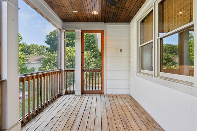 1605 Stokes Ln Unit A, Nashville, TN 37215 - deck featuring a ceiling fan