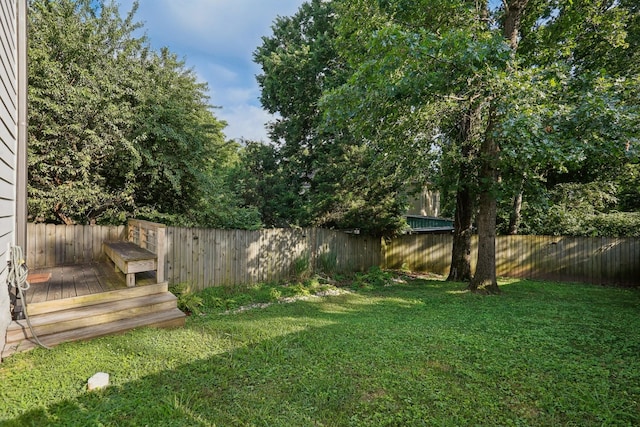 1605 Stokes Ln Unit A, Nashville, TN 37215 - fenced backyard with a deck