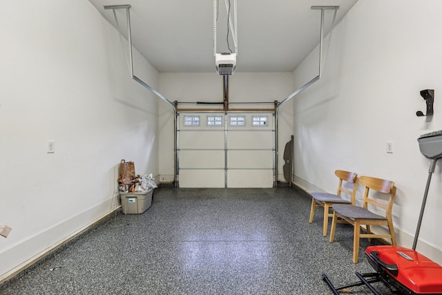 1605 Stokes Ln Unit A, Nashville, TN 37215 - garage featuring baseboards and a garage door opener