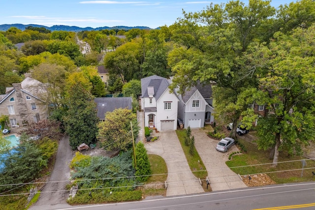 1605 Stokes Ln Unit A, Nashville, TN 37215 - aerial view of property and surrounding area with mountains