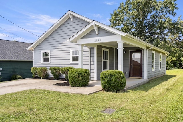 3136 Lauren Evelyn Way, Nashville, TN 37207 - view of front of property featuring a front yard and covered porch