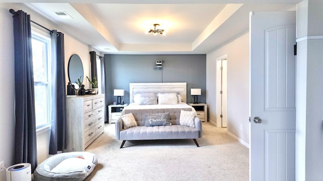4289 Grapevine Loop, Smyrna, TN 37167 - bedroom with light carpet and a raised ceiling