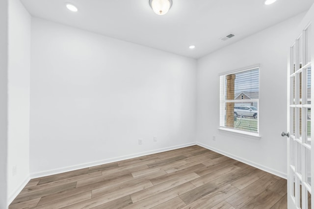 1234 English Oak Dr, Clarksville, TN 37043 - empty room featuring wood finished floors and recessed lighting