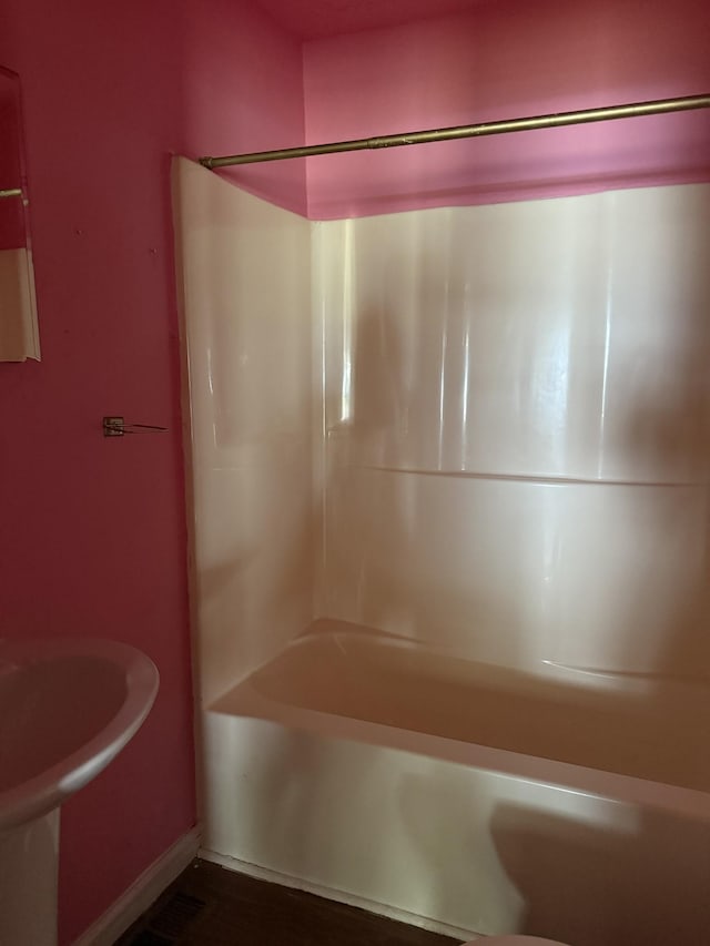 9843 Ed Lyell Rd, Lyles, TN 37098 - full bath with shower / bath combination and baseboards