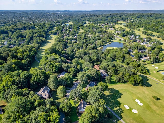 162 N Berwick Ln, Franklin, TN 37069 - aerial view of property's location with a local golf course and a nearby body of water