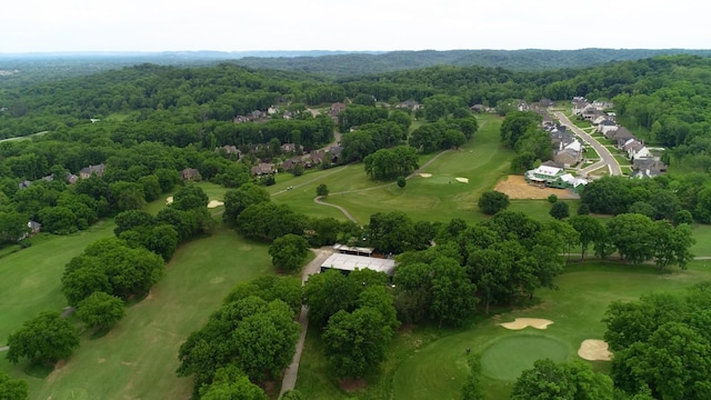 162 N Berwick Ln, Franklin, TN 37069 - bird's eye view of a golf club and a heavily wooded area