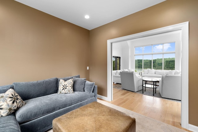928 Harbor Pointe Dr, Silver Point, TN 38582 - living area with light wood finished floors and recessed lighting