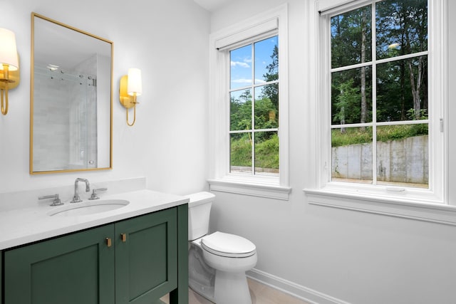928 Harbor Pointe Dr, Silver Point, TN 38582 - bathroom featuring plenty of natural light, vanity, and tile patterned floors
