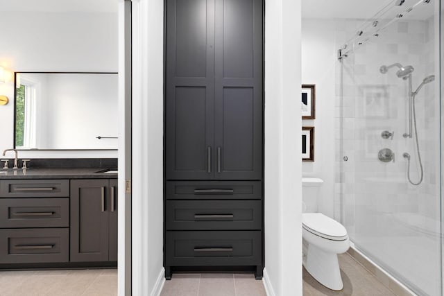 928 Harbor Pointe Dr, Silver Point, TN 38582 - full bath with a shower stall, tile patterned floors, and vanity