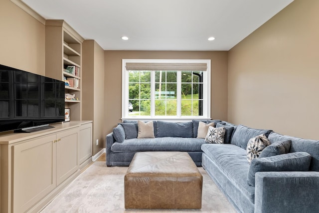 928 Harbor Pointe Dr, Silver Point, TN 38582 - living room featuring recessed lighting