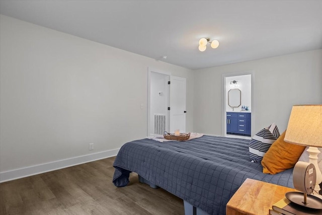 1122 Ridgecrest Dr, Dickson, TN 37055 - bedroom with wood finished floors and ensuite bathroom