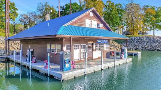 25 Bradley Ln, Bath Springs, TN 38311 - dock featuring a water view