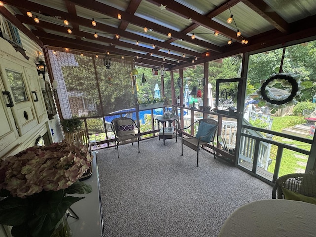 123 Coffman Dr, Fort Oglethorpe, GA 30742 - view of sunroom / solarium