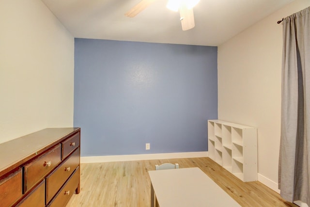 3150 Sugar Creek Rd, Woodlawn, TN 37191 - bedroom with light wood finished floors and ceiling fan
