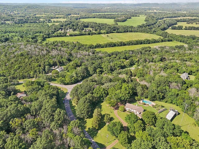 1201 Natchez Rd, Franklin, TN 37069 - aerial overview of property's location featuring a heavily wooded area
