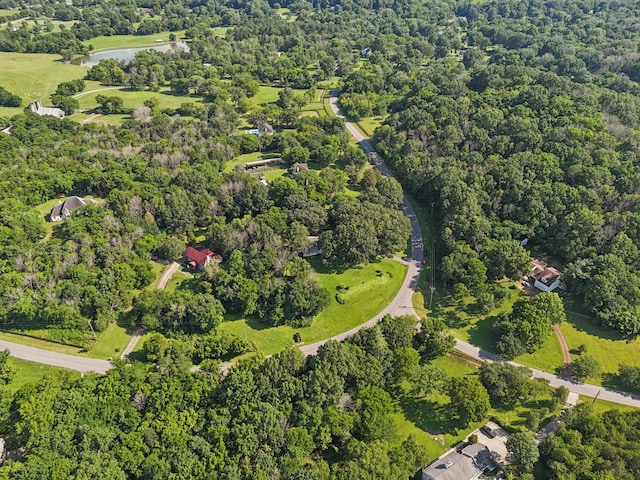 1201 Natchez Rd, Franklin, TN 37069 - aerial overview of property's location featuring a large body of water and a heavily wooded area