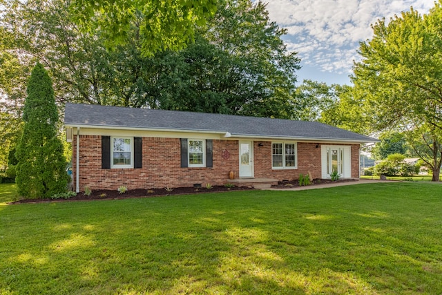 1150 Mattox Town Rd, Lawrenceburg, TN 38464 - ranch-style home featuring brick siding and a front yard